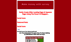 Easysurveyforcash.blogspot.com thumbnail