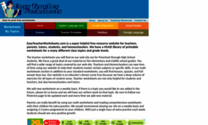 Easyteacherworksheets.com thumbnail