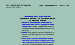 Easywaystomakeextramoney.com thumbnail
