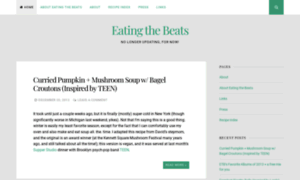 Eatingthebeats.com thumbnail