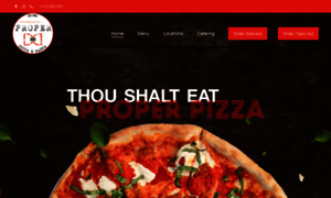 Eatproperpizza.com thumbnail