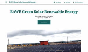 Eawe-green-solar-renewable-energy.business.site thumbnail