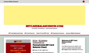 Ebtcardbalancenow.com thumbnail