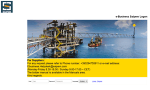 Ebusiness.saipem.com thumbnail