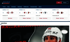 Ecachockey.com thumbnail