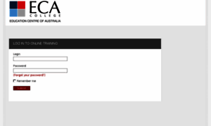 Ecacollege.elearninglogin.com thumbnail