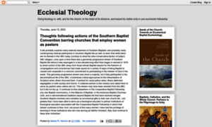 Ecclesialtheology.blogspot.com thumbnail