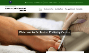 Ecclestonchiropody.co.uk thumbnail