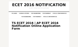 Ecet2016.in thumbnail