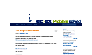 Ecexproblemsolved.wordpress.com thumbnail