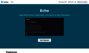 Echo.labstack.com thumbnail