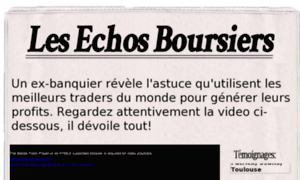 Echosboursiers.com thumbnail