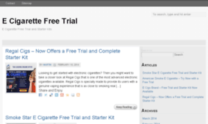 Ecigarettefreetrial.net thumbnail