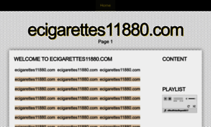 Ecigarettes11880.com thumbnail
