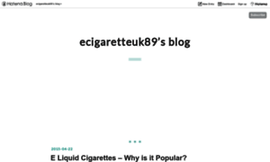 Ecigaretteuk.hatenablog.com thumbnail