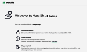 Eclaim.manulife.com.sg thumbnail