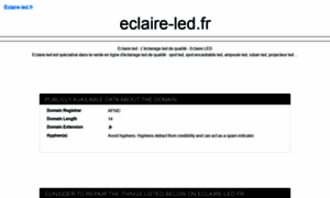 Eclaire-led.fr.qanator.com thumbnail