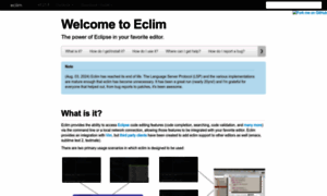 Eclim.org thumbnail