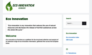 Eco-innovation.eu thumbnail