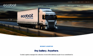 Ecobat-logistics.com thumbnail