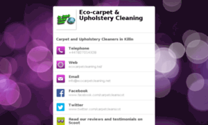 Ecocarpetcleaning.tel thumbnail