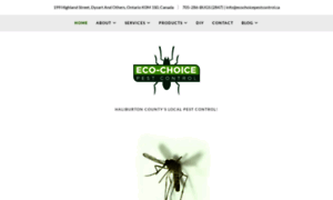 Ecochoicepestcontrol.ca thumbnail