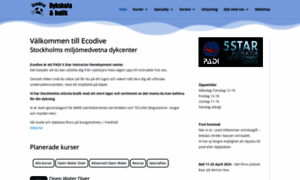 Ecodive.se thumbnail