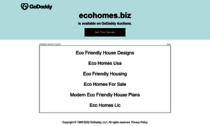Ecohomes.biz thumbnail