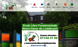 Ecole-libre-lodelinsart.be thumbnail