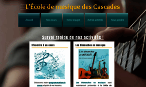 Ecoledemusiquedescascades.com thumbnail