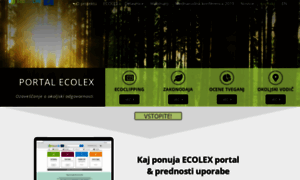 Ecolexlife.si thumbnail