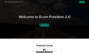 Ecom-freedom-2-0.teachable.com thumbnail