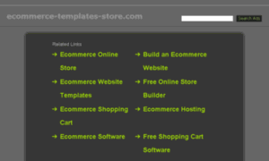 Ecommerce-templates-store.com thumbnail