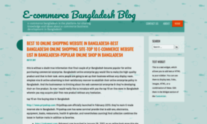 Ecommercebangladeshblog.wordpress.com thumbnail