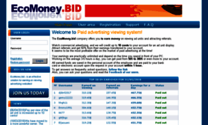 Ecomoney.bid thumbnail