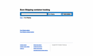 Econ.container-tracking.org thumbnail