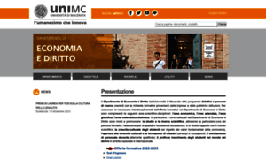 Economiaediritto.unimc.it thumbnail