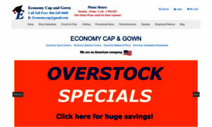 Economycapandgown.americommerce.com thumbnail