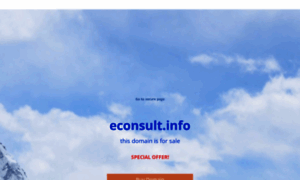 Econsult.info thumbnail