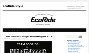 Ecoridestyle.se thumbnail