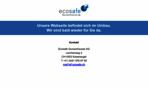 Ecosafe.ch thumbnail