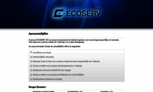 Ecoserv-ao.com thumbnail