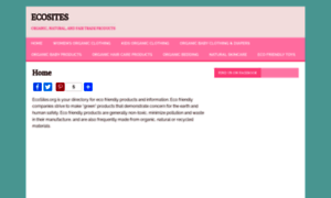 Ecosites.org thumbnail