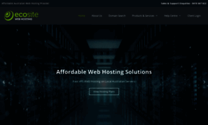 Ecositewebhosting.com.au thumbnail