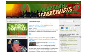 Ecosocialistsvancouver.org thumbnail