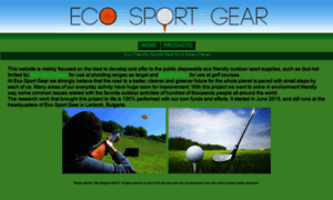 Ecosportgear.com thumbnail