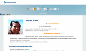 Ecoute-psy.com thumbnail