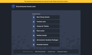 Ecoventures-travel.com thumbnail