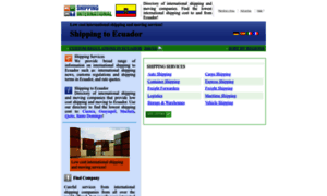 Ecuador.shipping-international.com thumbnail