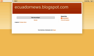 Ecuadornews.blogspot.nl thumbnail